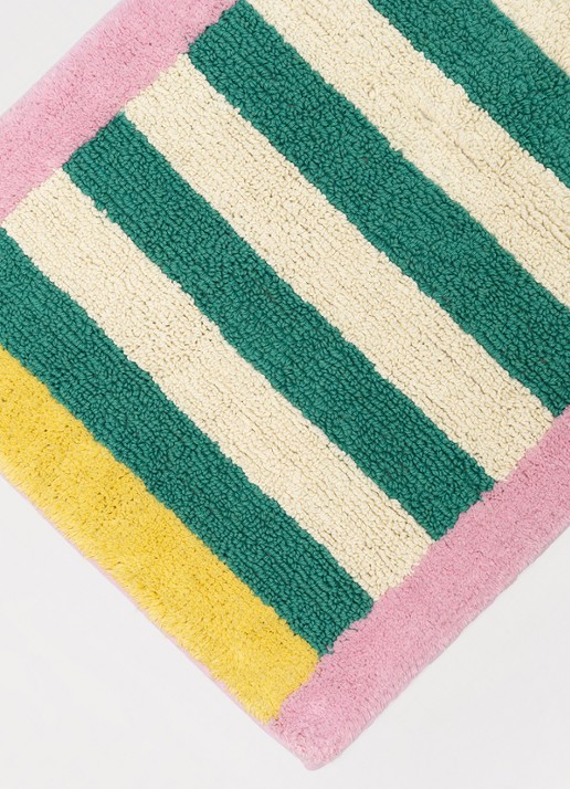 Tarta Gelatina Piña colada badmat van  katoen 80 x 50 cm  - detail 2 multicolor