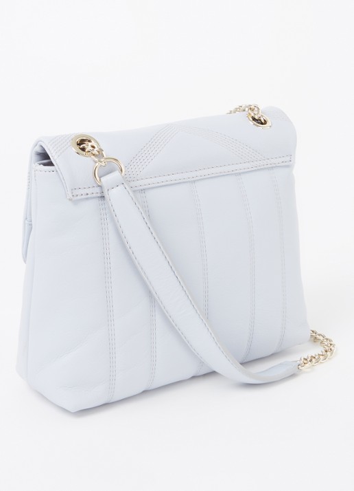 Ted Baker Ayalina schoudertas van quilted leer - achterkant 4 lichtblauw