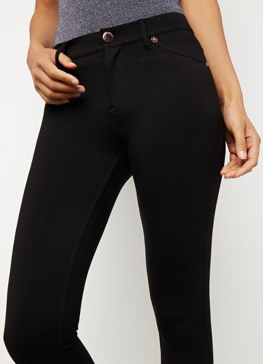 Ted Baker Fioni skinny jegging met ritsdetails - detail 2 zwart