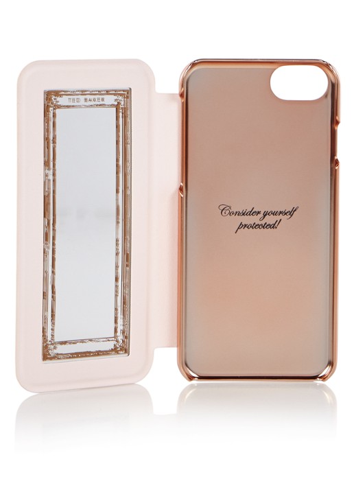 Ted Baker Glitsie telefoonhoes voor iPhone 6 / 6S / 7 - detail lichtroze