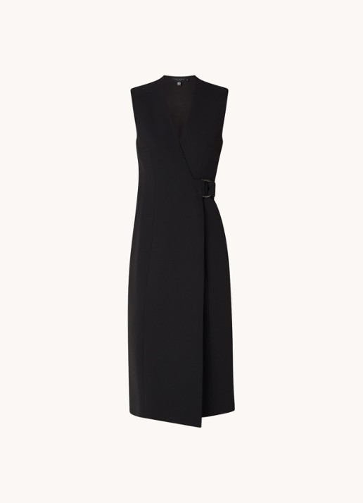 Ted Baker Molenaa midi blazerjurk met ceintuur - voorkant 2 zwart