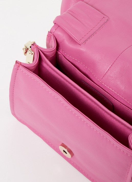 Ted Baker Niyah Mini handtas van leer - detail 2 roze