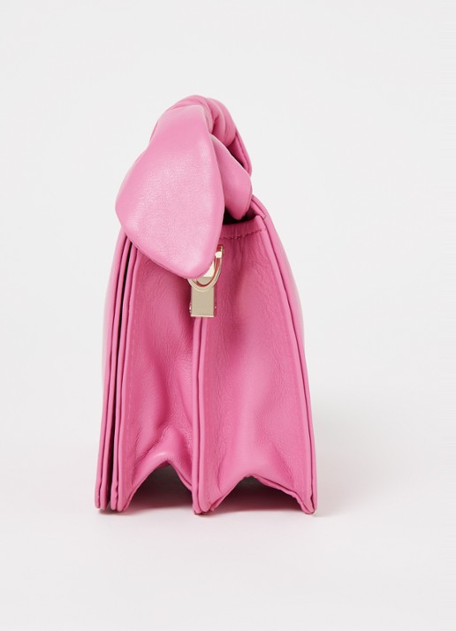 Ted Baker Niyah Mini handtas van leer - detail 3 roze