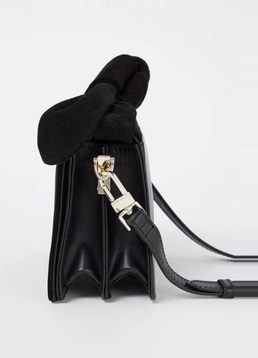 Ted Baker Niyah Mini handtas van leer - detail 4 diepzwart