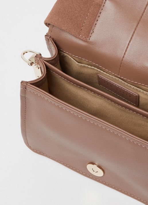 Ted Baker Niyah Mini handtas van leer - detail 2 hazelnootbruin