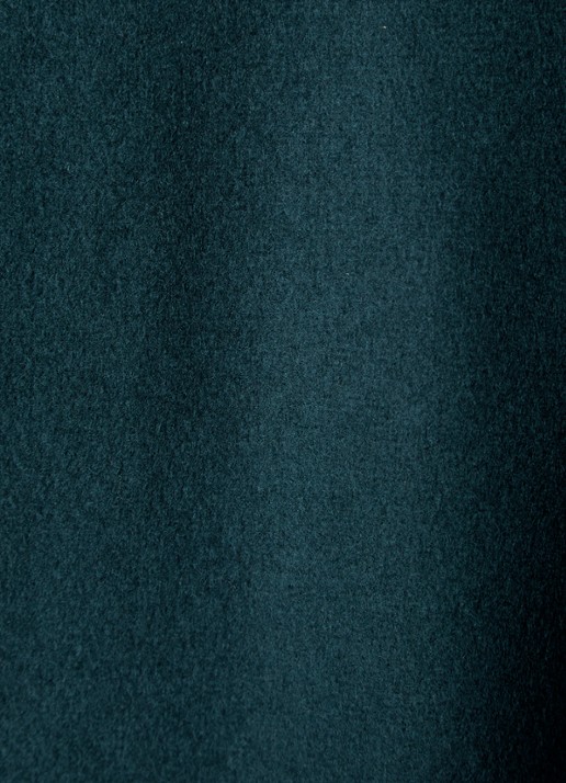 Ted Baker Rose mantel in wolblend met strikceintuur - detail 2 petrol