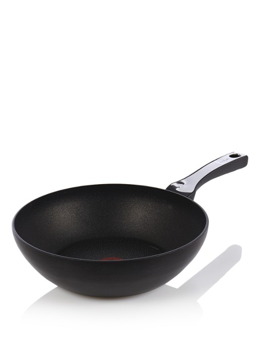 Tefal Expertise wokpan 28 cm  - voorkant zwart