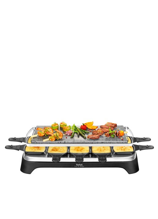 Tefal Inox & Design steengrill & gourmetstel PR4578 - detail 2 zwart