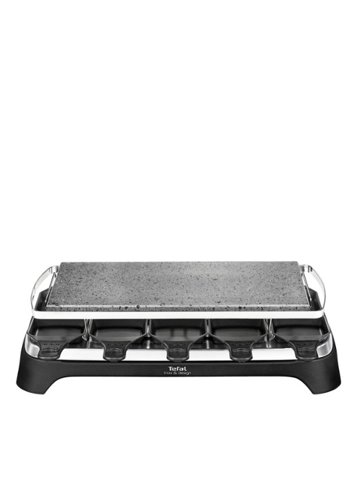 Tefal Inox & Design steengrill & gourmetstel PR4578 - detail 3 zwart