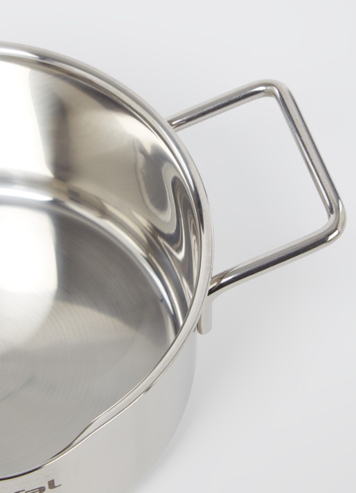 Tefal Nordica kookpan Ø18 cm - detail zilver