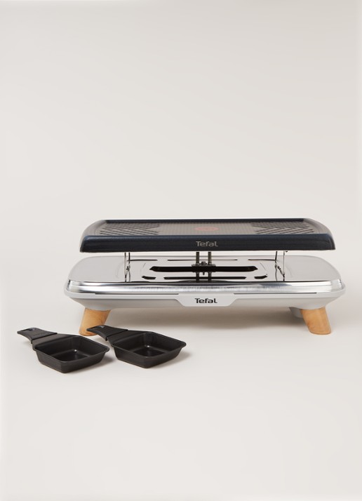 Tefal Tefal Raclette Gourmet 3-In-1 Re610D - voorkant 2 zilver