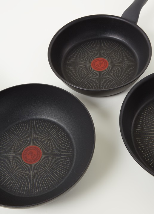 Tefal Unlimited pannenset 3-delig - detail 3 zwart