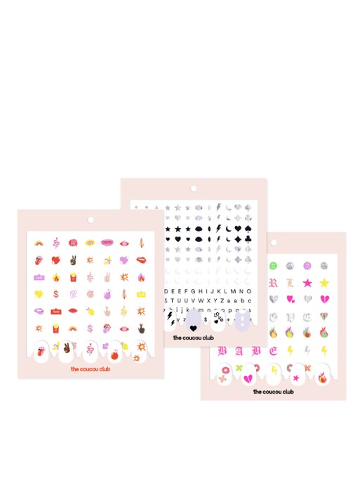 The Coucou Club Coucou Nail Art The Basic Sheet - nagelstickers - detail 2 undefined