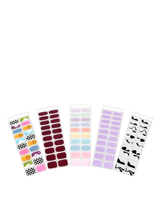 The Coucou Club Semi-Cured Nail Wraps - nagelstickers - detail 3 funky fantasy