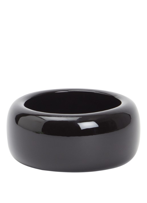 The Frankie Shop Bangle - voorkant donkerbruin