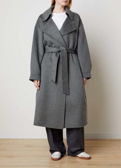 The Frankie Shop Issen trenchcoat van wol