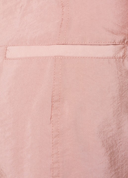 The Frankie Shop Kelly high waist straight fit broek met steekzakken - detail 5 roze
