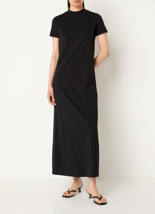 The Frankie Shop Malto maxi T-shirt jurk met ronde hals