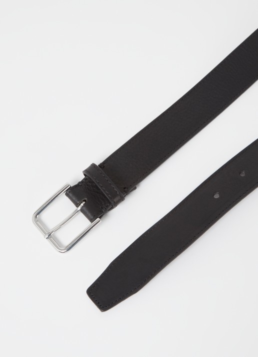 The Frankie Shop Toni riem van leer - detail 2 zwart