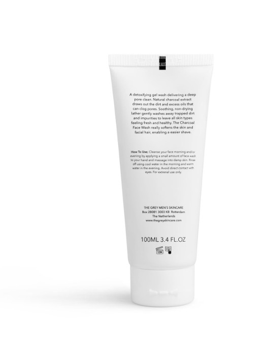 THE GREY Charcoal Face Wash - ontgiftende reinigingsgel - voorkant 2 undefined