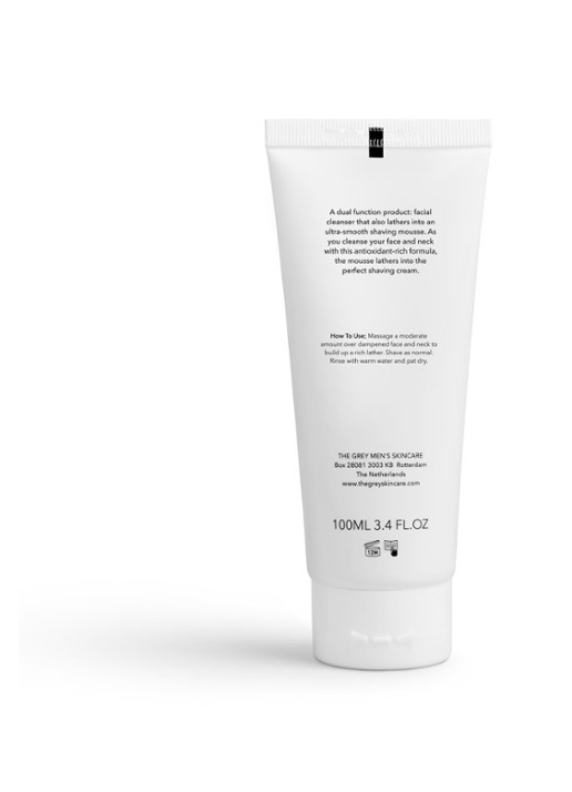 THE GREY Cleansing And Shaving Mousse - reinigingsmousse en scheerschuim - voorkant 3 undefined