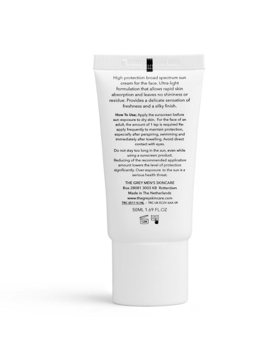 THE GREY Daily face protect SPF50 - zonbescherming voor dagelijks gebruik SPF50 - voorkant 2 undefined