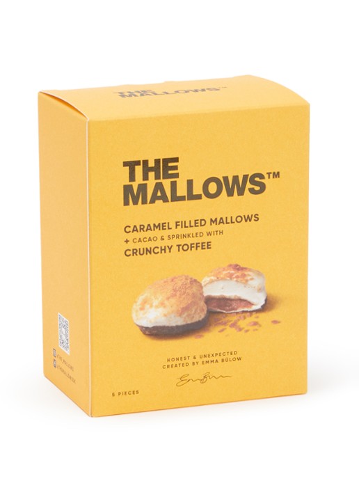 The Mallows Caramel Filled Mallows crunchy toffee 55 gram