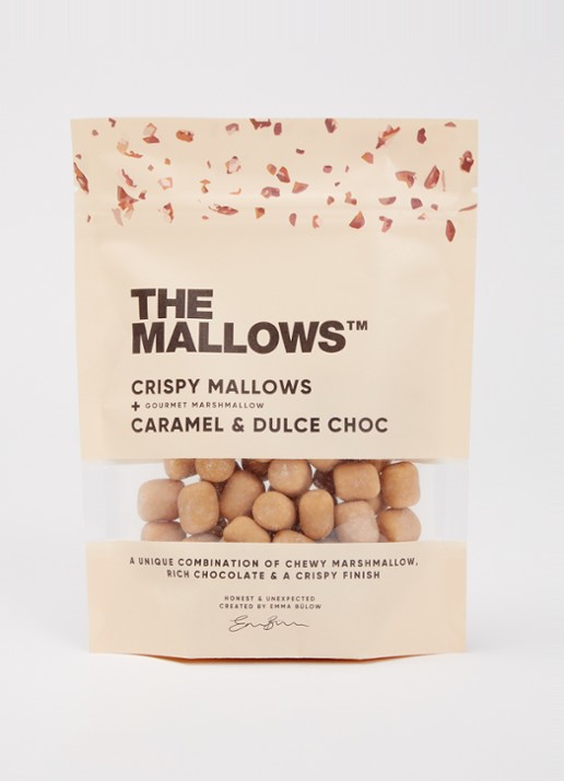 The Mallows Crispy Coated Caramel & Dulce Choc Mallows 90 gram - voorkant 2 undefined