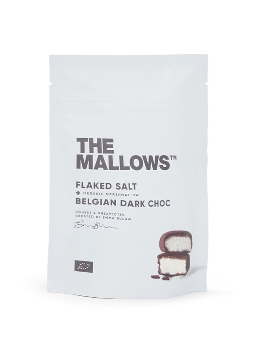 The Mallows Flaked Salt marshmallows met pure chocolade en zout 90 gram