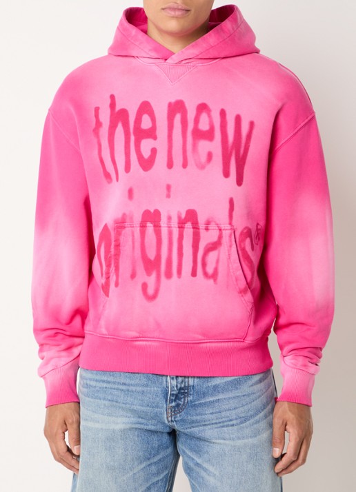The New Originals Airbrushed Big Logo hoodie met logoprint