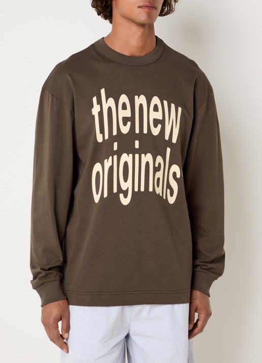 The New Originals Big Logo long sleeve met print