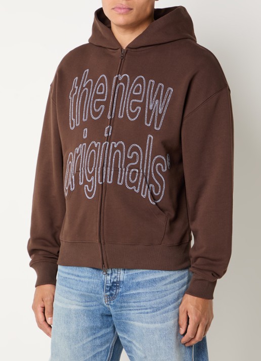 The New Originals Big Logo sweatvest met logoborduring