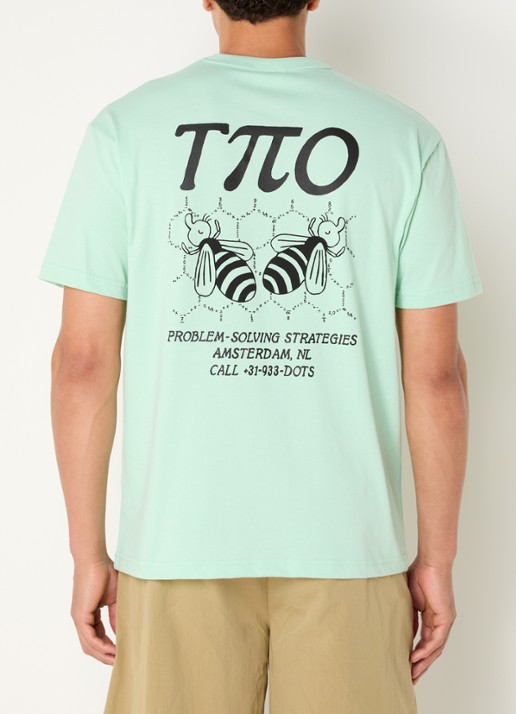 The New Originals Busy Bee T-shirt met logo- en backprint