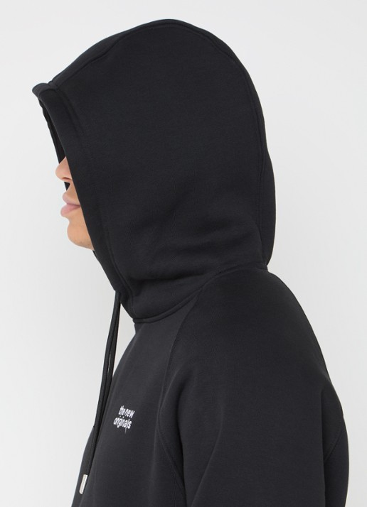 The New Originals Catna hoodie met logo- en backprint - detail 5 zwart