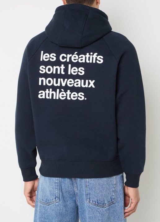 The New Originals Catna hoodie met logo- en backprint