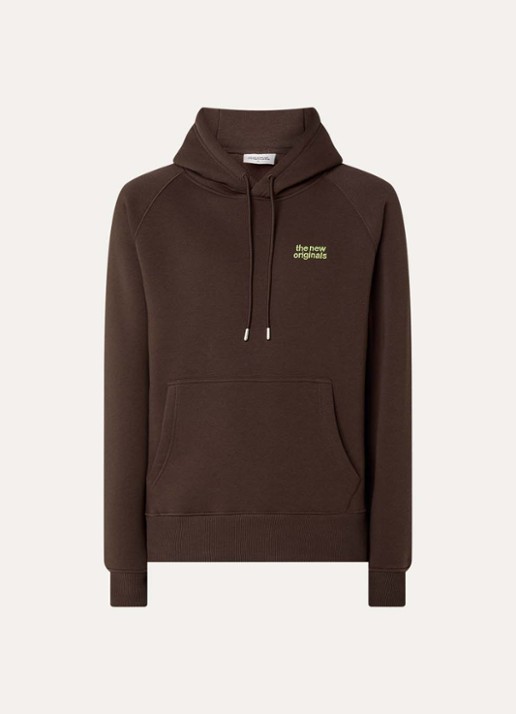The New Originals Catna hoodie met logo en kangoeroezak