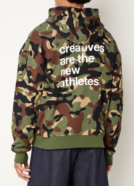 The New Originals Catna sweatvest met logo- en backprint