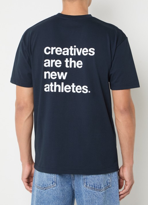 The New Originals Catna T-shirt met logo- en backprint