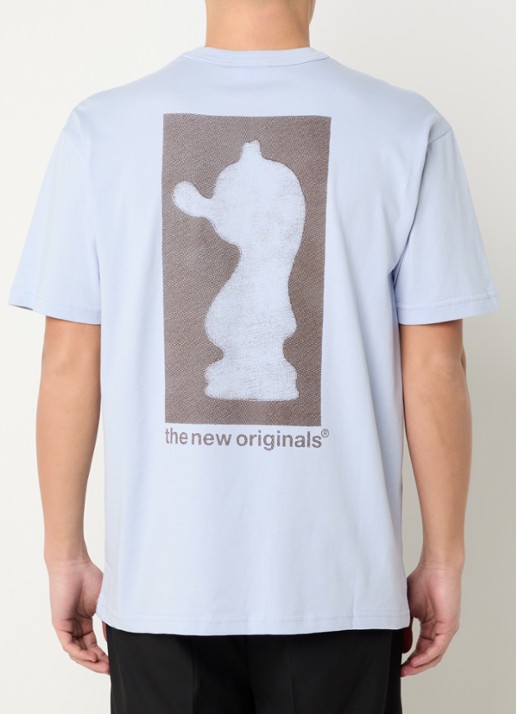 The New Originals Checkmate T-shirt met logo- en backprint