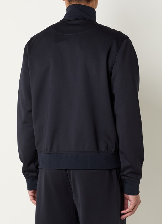 The New Originals Emblem sweatvest met steekzakken en logo - achterkant donkerblauw