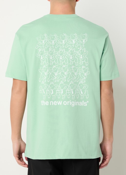 The New Originals Freddy T-shirt met front- en backprint