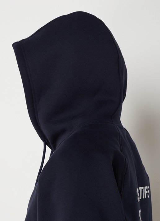 The New Originals Hoodie met logo- en backprint - detail 4 donkerblauw