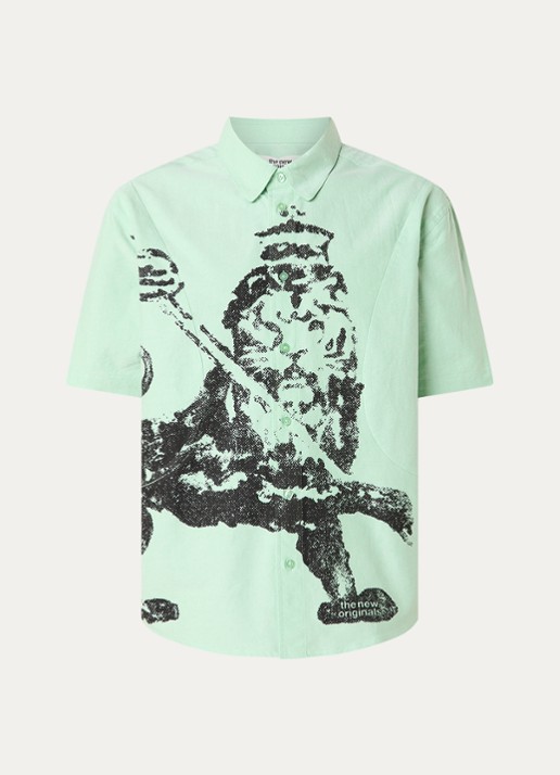 The New Originals Lion Curve regular fit overhemd met print