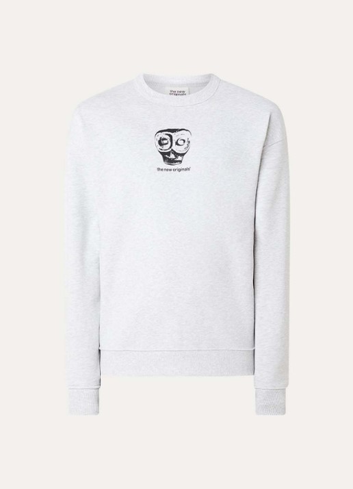 The New Originals Mask sweater met logo- en backprint