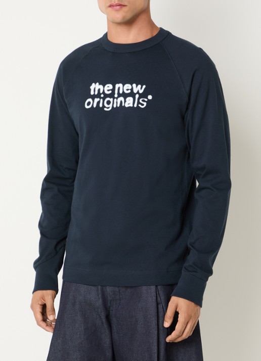 The New Originals Raglan longsleeve met logoprint