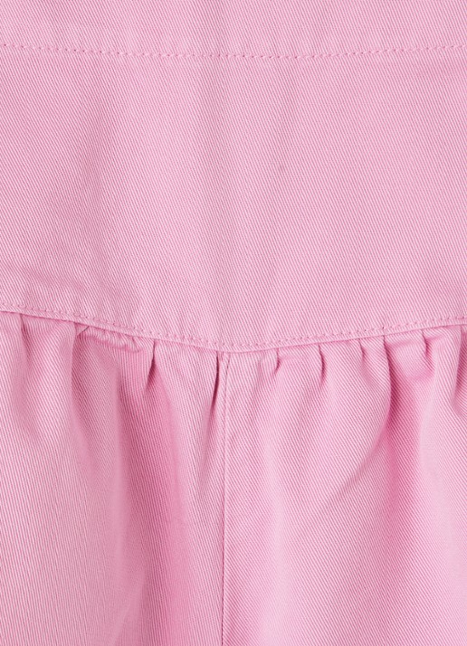 The New Society Bellis straight fit korte broek - detail 3 roze