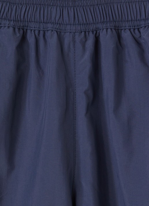 The New Society Loose fit joggingbroek met logoborduring - detail donkerblauw