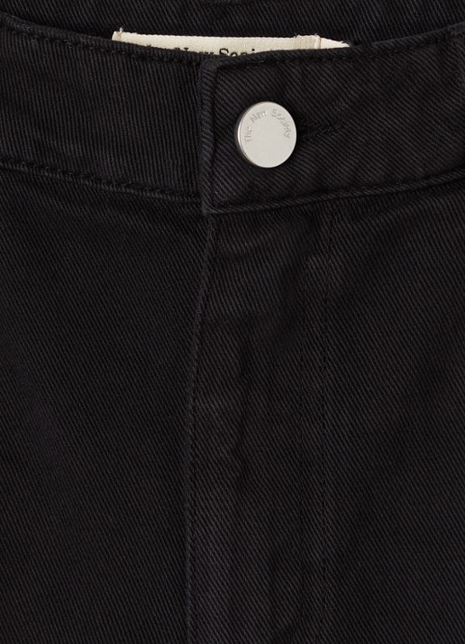 The New Society Spijkerrok met studs - detail 3 zwart