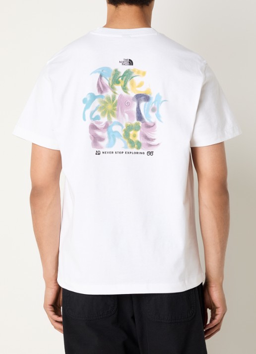 The North Face 1966 T-shirt met logo- en backprint