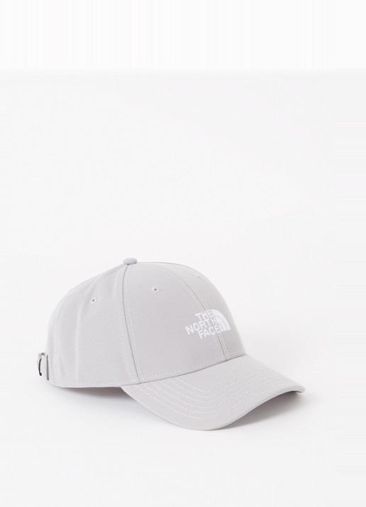 The North Face  '66 Classic pet met logoborduring - voorkant 2 lichtgrijs